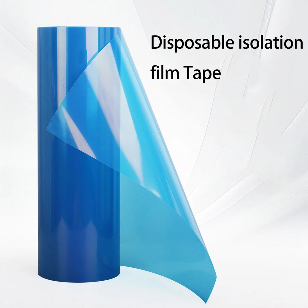 100Pcs Semi-Transparent Release Film, Anti-Stick Sheet, Silicone Oil Film, Moisture-Proof and Waterproof Isolation Pad Film Tape Qme