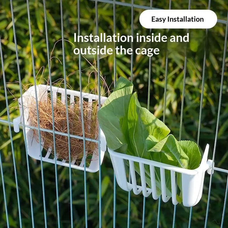 5 Vegetables Basket Feeder Device Bird Supplies Cage Accessoriesbird Qme
