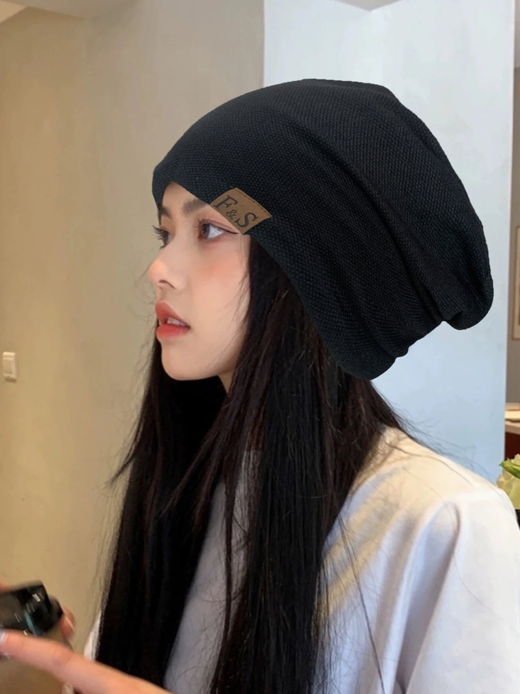 Warm Knitted Beanie Hat Men Women Fashionable Solidhip-hop Qme