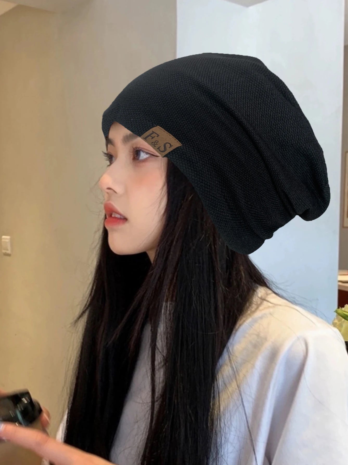 Warm Knitted Beanie Hat Men Women Fashionable Solidhip-hop Qme