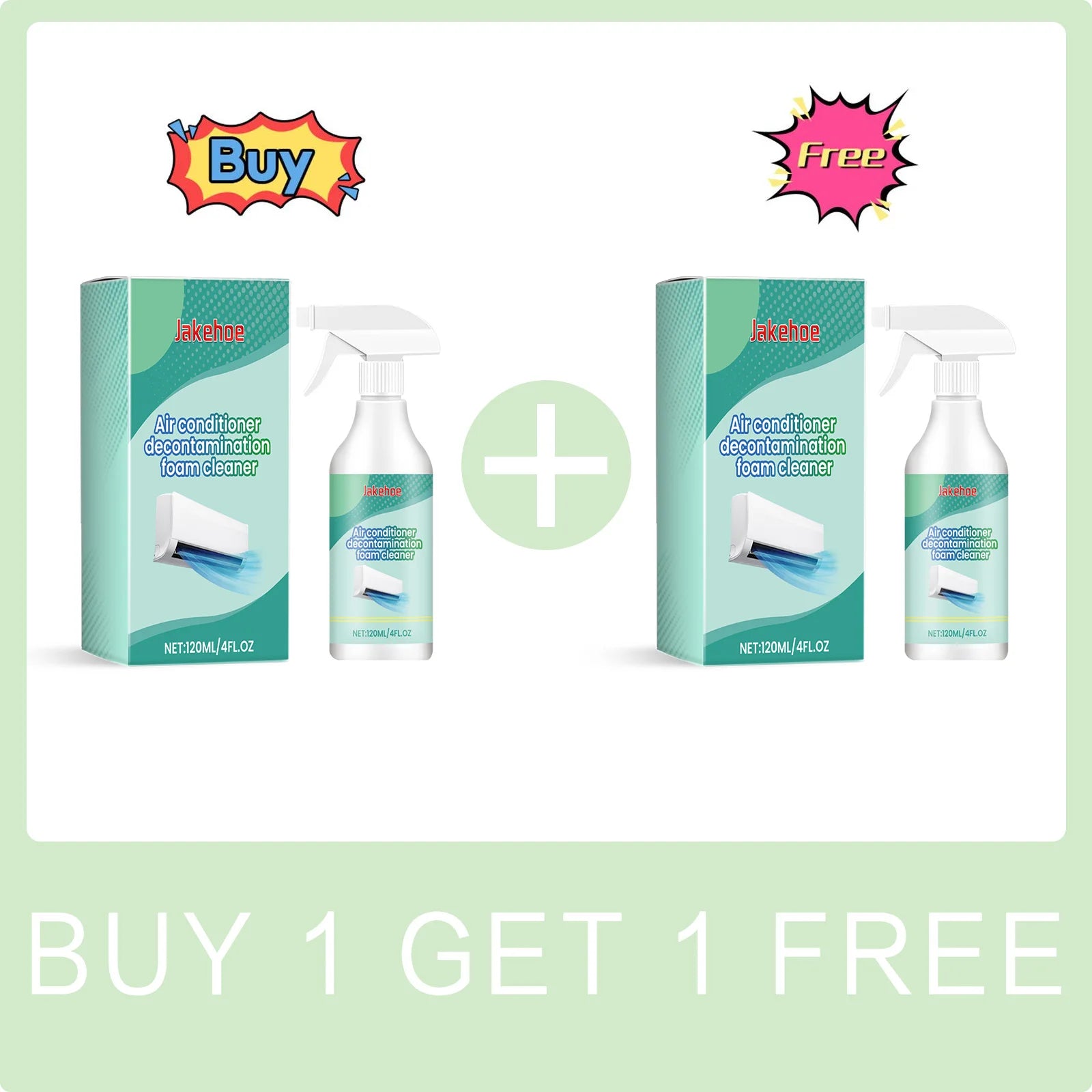 Air Conditioner Foam Cleaner Heavy Duty Coil Dirt Detergent Multipurpose No Washing Foaming Clean Air Conditioner Cleaner Spray Qme Buy 1 Get 1 Free