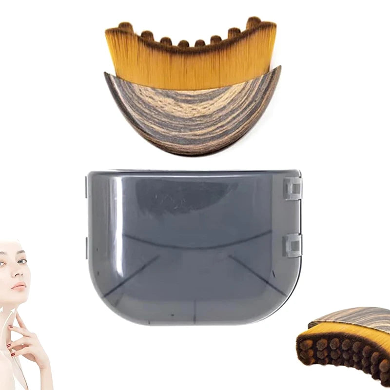 Lymphatic Contouring Facial Brush Storage Box Dry Brushing Tool Qme