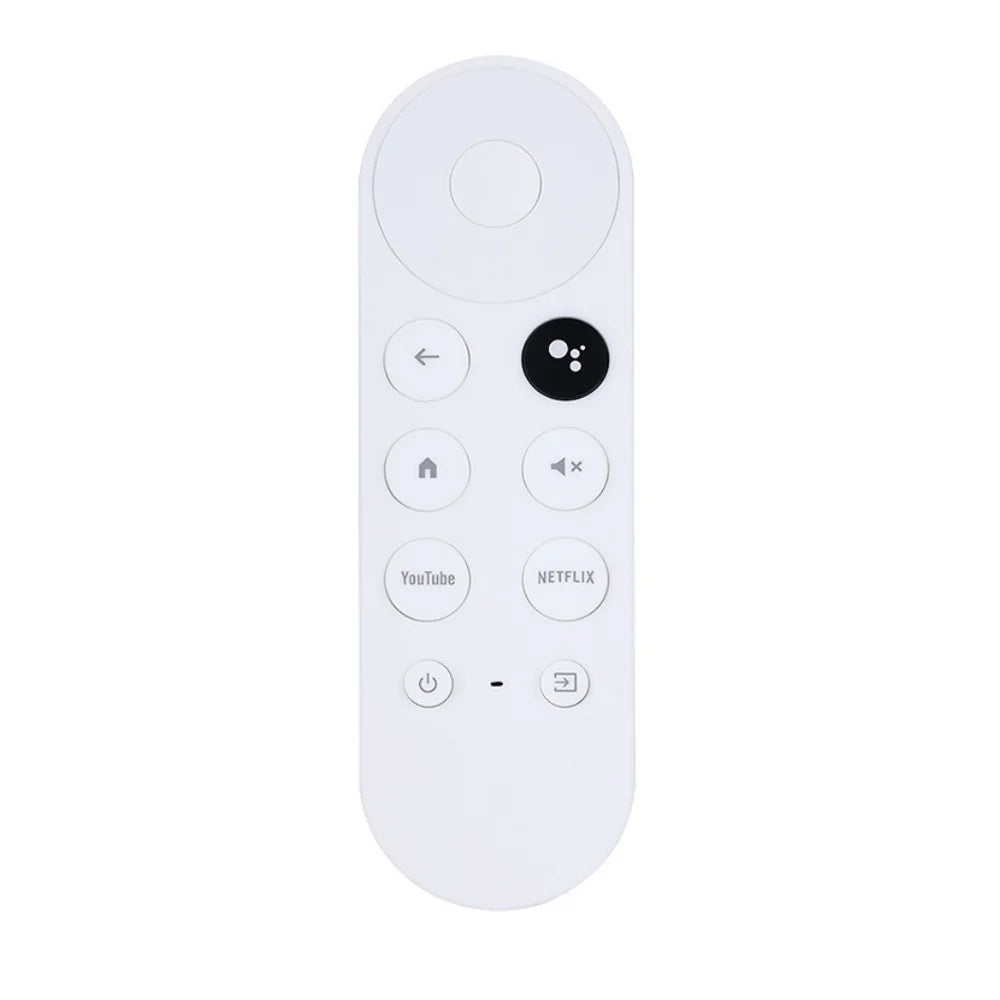 New Voice Remote Control for Google Chromecast TV 4K (Snow), Replacement Remote for Google Chromecast 4k Snow HD TV G9N9N GA0140 Qme WHITE