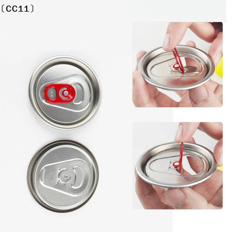 Pull Ring Lid Beverage Soda Drink Beer Cola Lids Food Can Cover Seal Qme