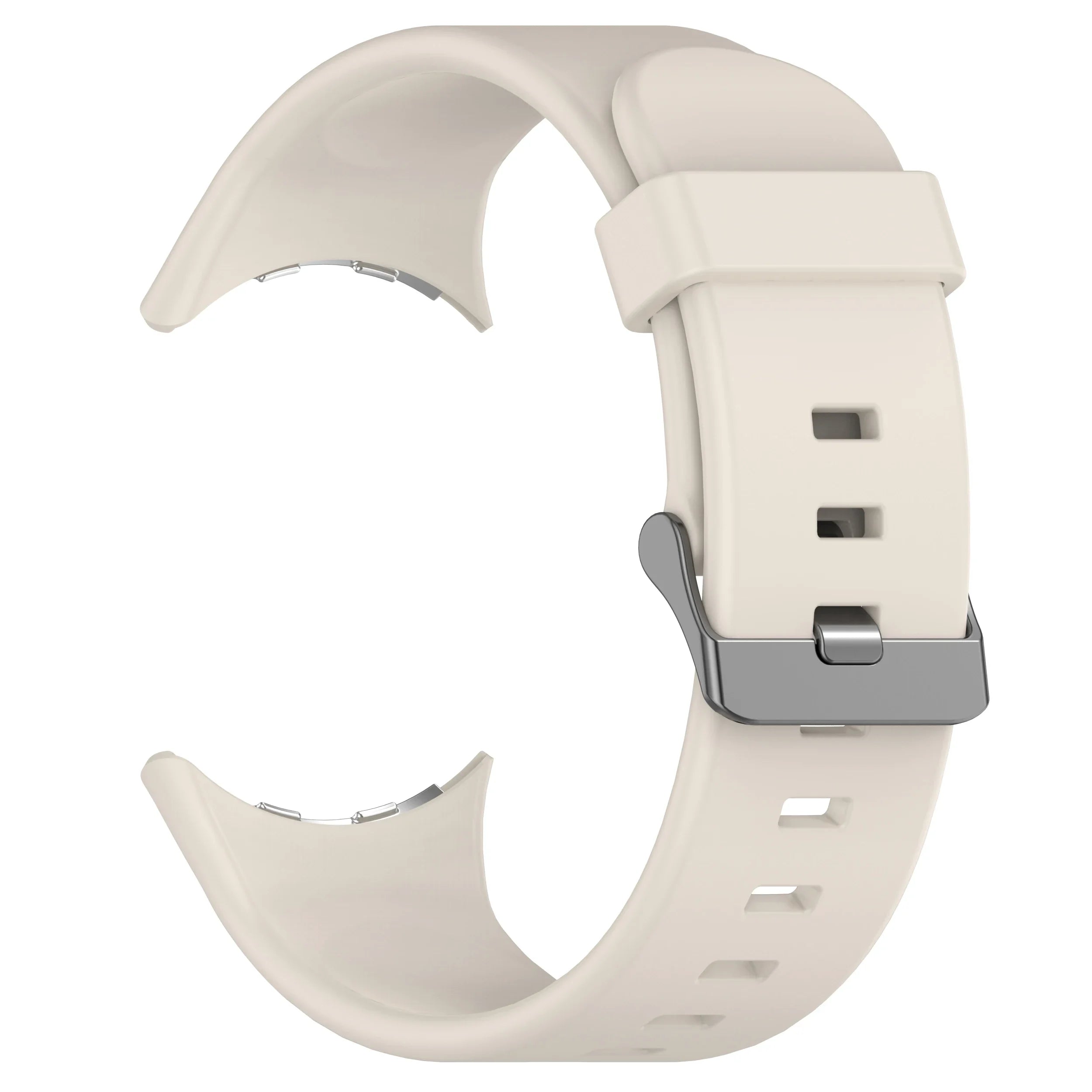 Silicone Strap for Google Pixel Watch 3 45mm Replacement Sport Bracelet Correa for Pixel Watch 3 Band Accessories Qme Starlight Pixel Watch 3 45mm
