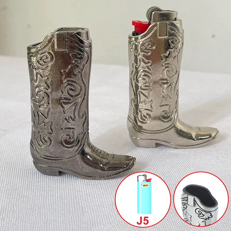 J5 J25 Men's Minimalist Creative Personalized Metal Boots Design Qme