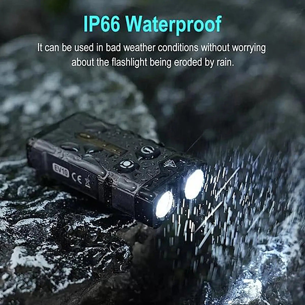 LED Keychain Flashlight 1100 Lumen Rechargeable Waterproof Torch Qme China Mainland