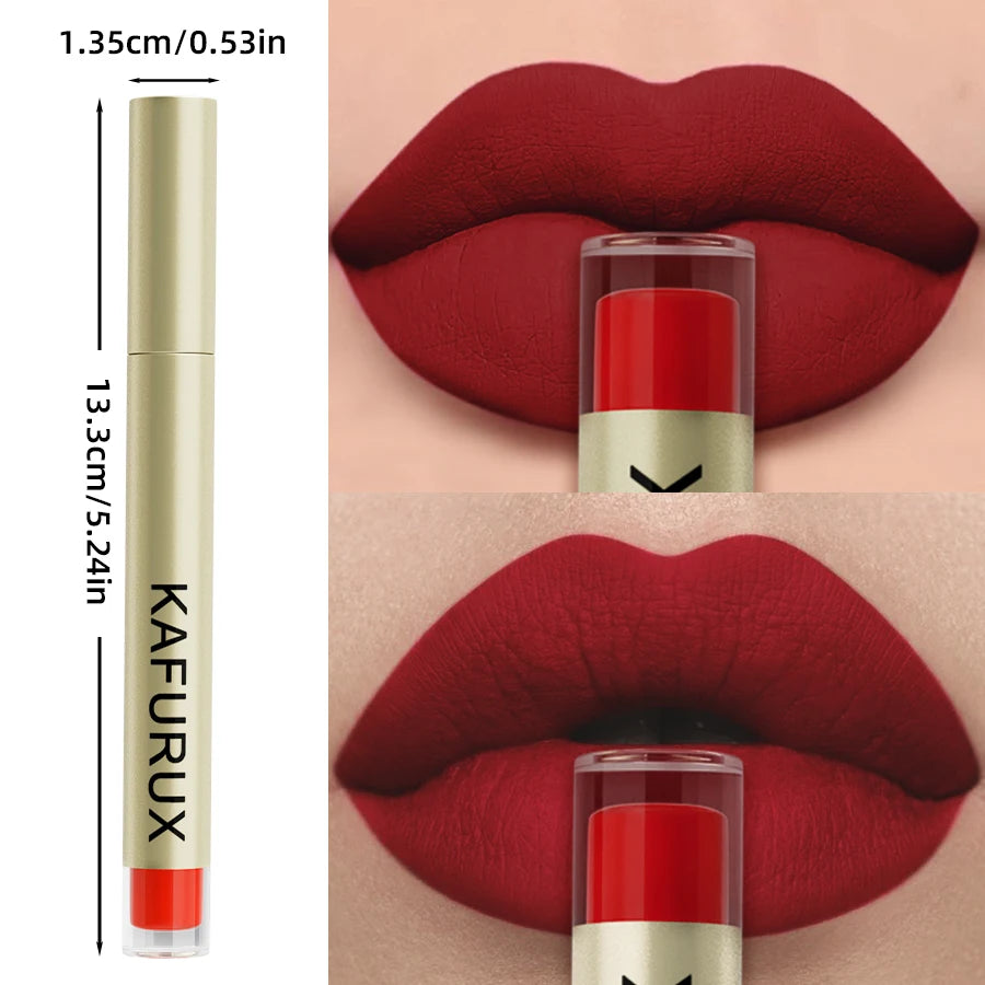 20 Colors Dark Brown Nude Liquid Lipsticks Waterproof Velvet Matte Qme