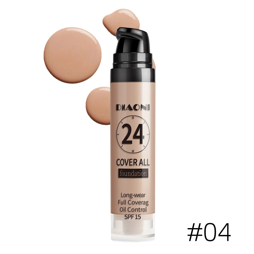 Professional Makeup 9-color Waterproof Moisturizing Liquid Fully Qme 04
