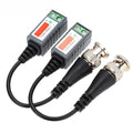 5Pair Passive CCTV Balun Kit for UTP/BNC Conversion, Supports 2000ft HD Signal Transmission via CAT5 Qme China Mainland 5pairs