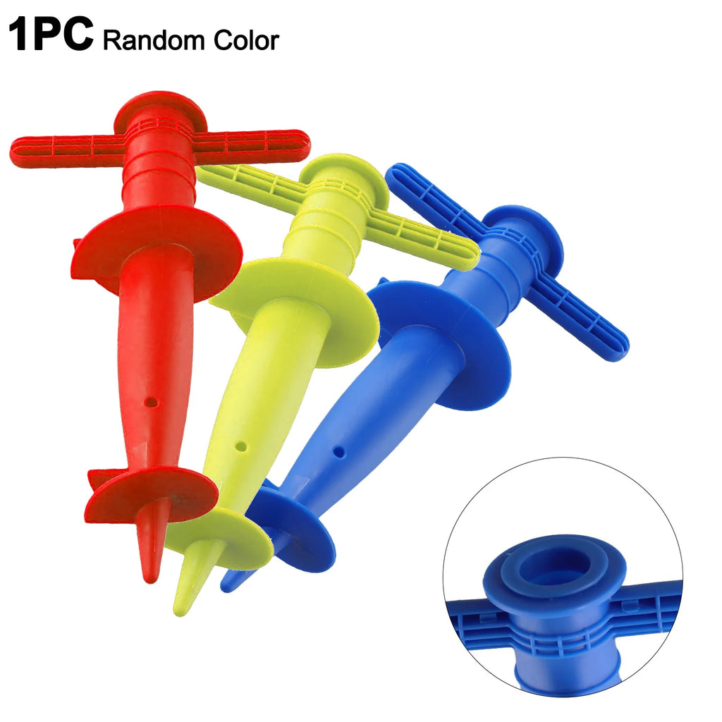 1PC Umbrella Base Adjustable Plastic Sun Beach Patio Sand Ground Fixing Tools Anchor Stand Spike Auger Tools Spikes Parts Qme Default Title