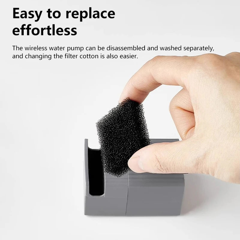 6 Replaced Foam Filters Eversweet 3 Solo 2 SE Wireless Pump Pet Water Qme