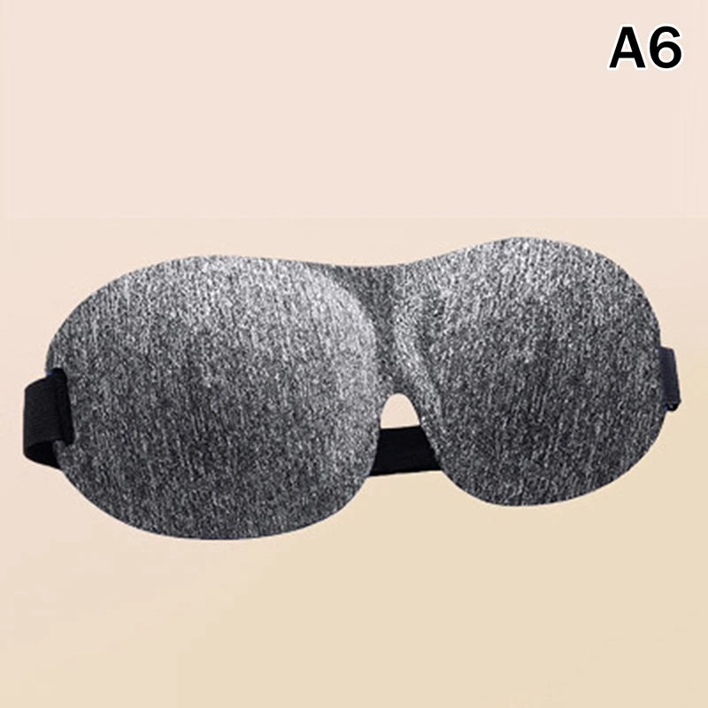 Soft Sleeping Eye Mask Portable Light-blocking Blindfold Travel Night Qme A6