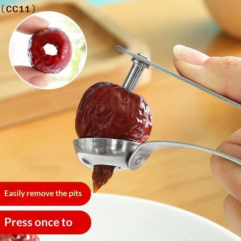 Stainless Steel Jujube Cherry Pitter Easy Use Durable Build Perfect Qme