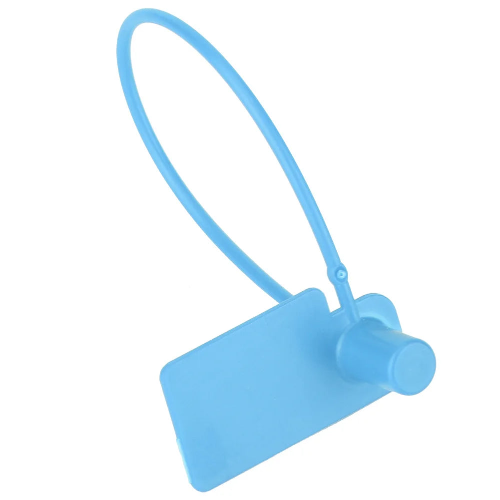 100Pcs Disposable Cable Labels Self Locking Cable Ties Identification Mark Tags Anti Theft Wire Marker Tags Set Qme