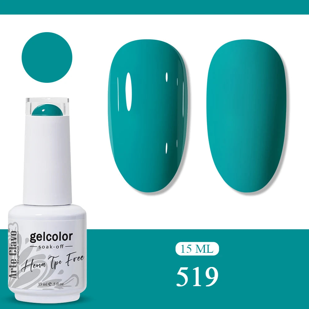 Arte Clavo Rainbow Gel Nail Polish Semi Permanent Art UV LED Lamp