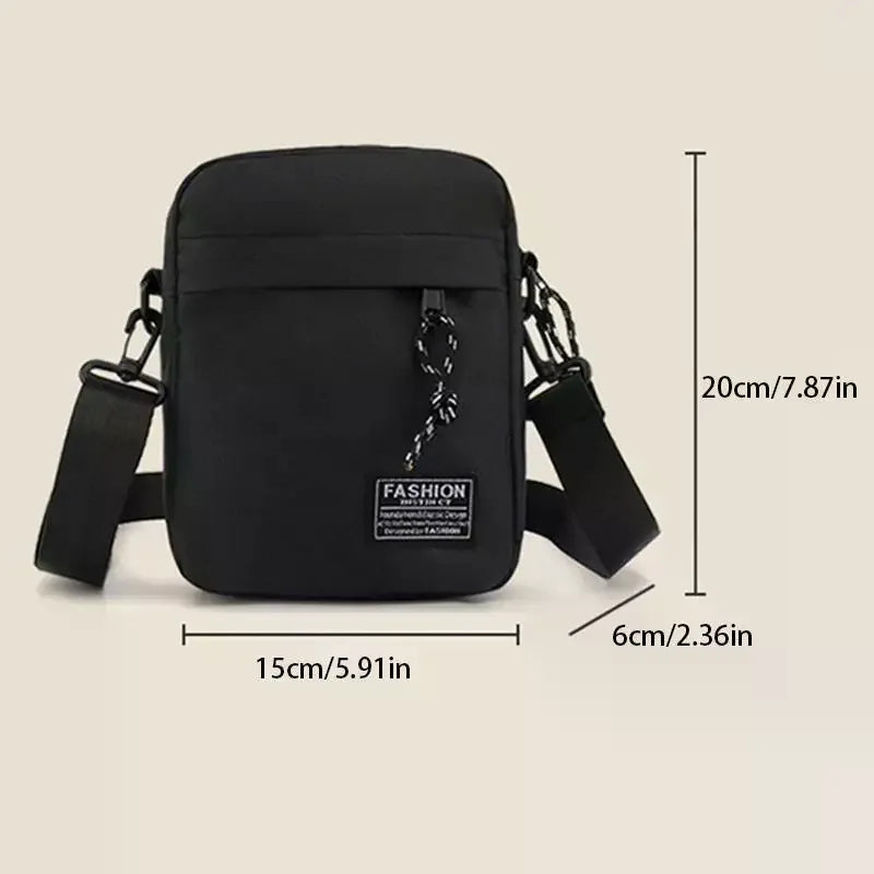 Men's Bag Available Single Shoulder Cross-body Design Suitable Daily Qme