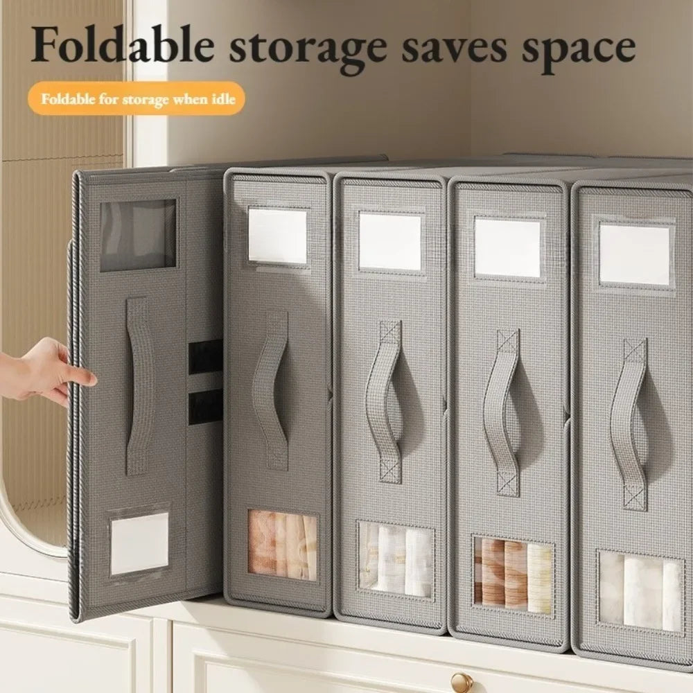 Creative Bed Sheet Storage Box Clothing Fabric Organizer Wardrobe Qme