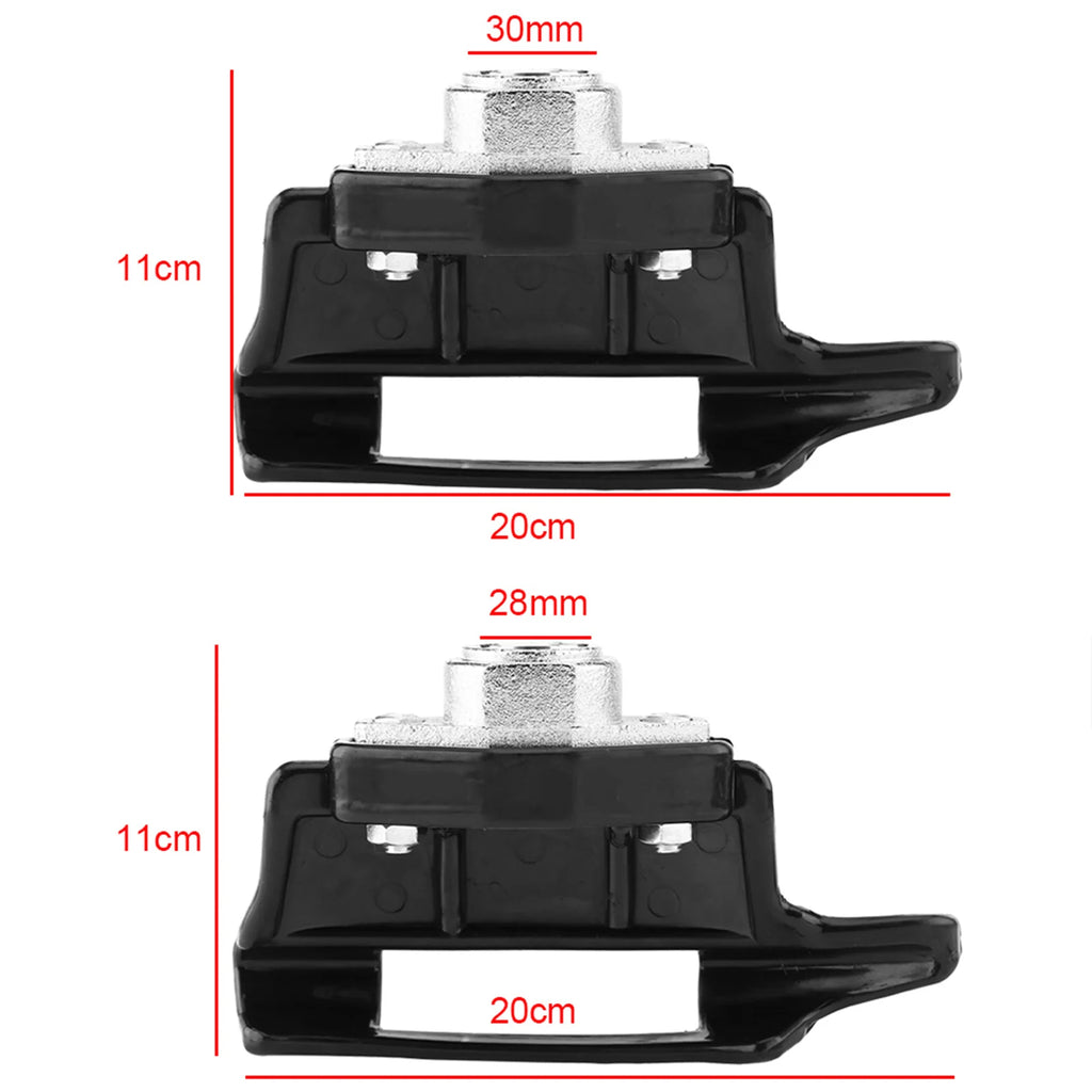 Tire Changer Mount Head Black Tire Changer Machine Plastic and Iron Mount Demount Duck Head Kit Dia 28mm 30mm Tire Changer Qme