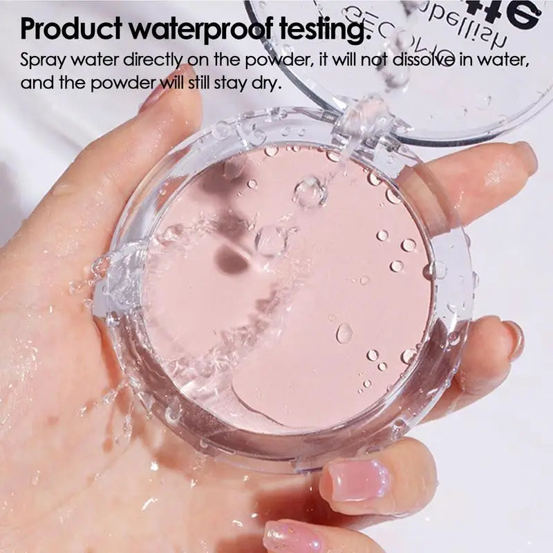 Make Up Face Powder Pressed Brighten Oil-control Nude Makeup Qme