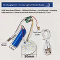 1 Set LED Light Panel Dimming Controller Remote Control 5V Light Source Three Color Change With ON/OFF Touch Switch Charge Typec Qme 10W tricolor light