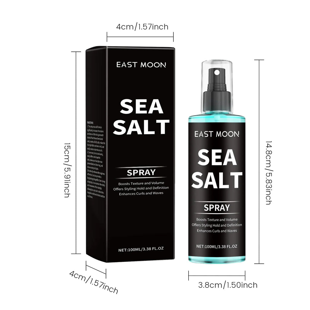 Sea Salt Hair Styling Spray Lazy Curl Defining Improving Thicken Strong Hold Non Greasy Fluffy Natural Wave Hair Nourishing Oil Qme