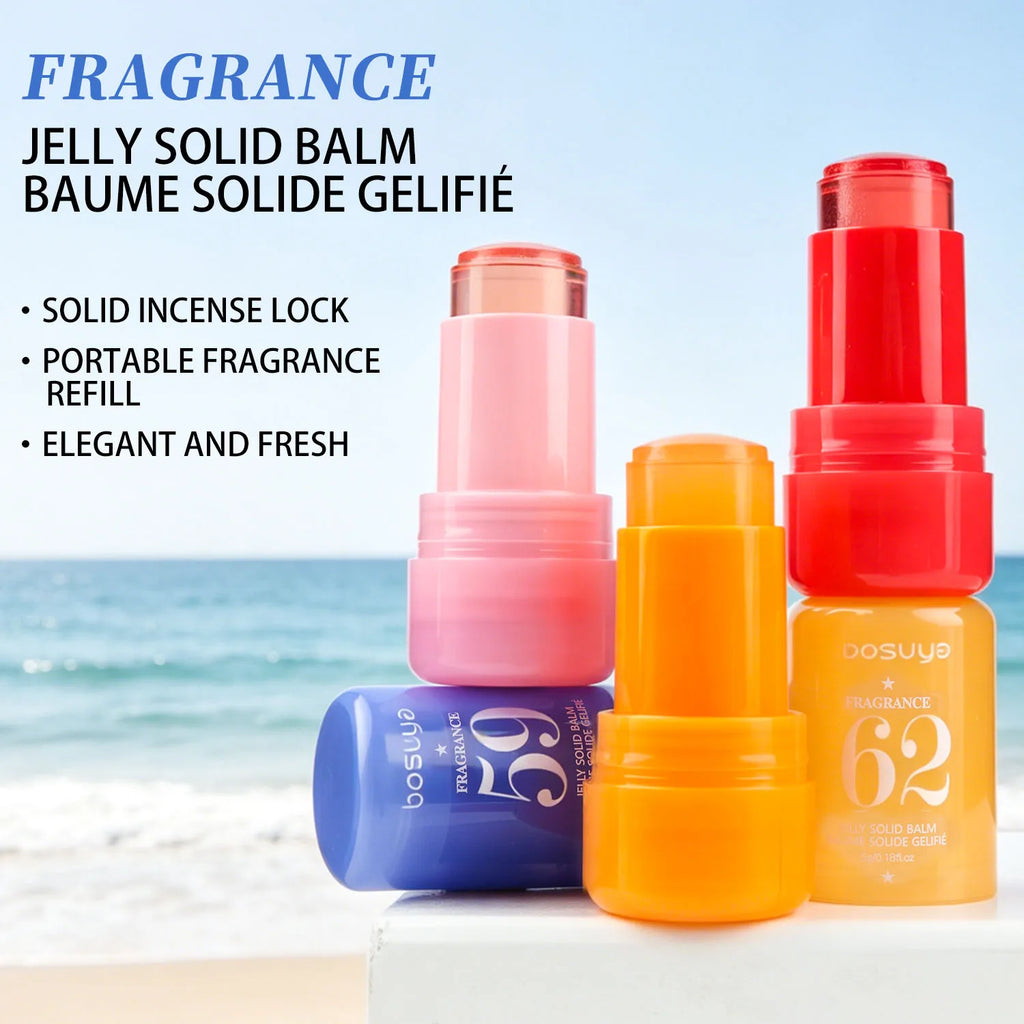 4-pack Jelly Solid Fragrance Long-lasting Elegant Fresh Multiple Qme