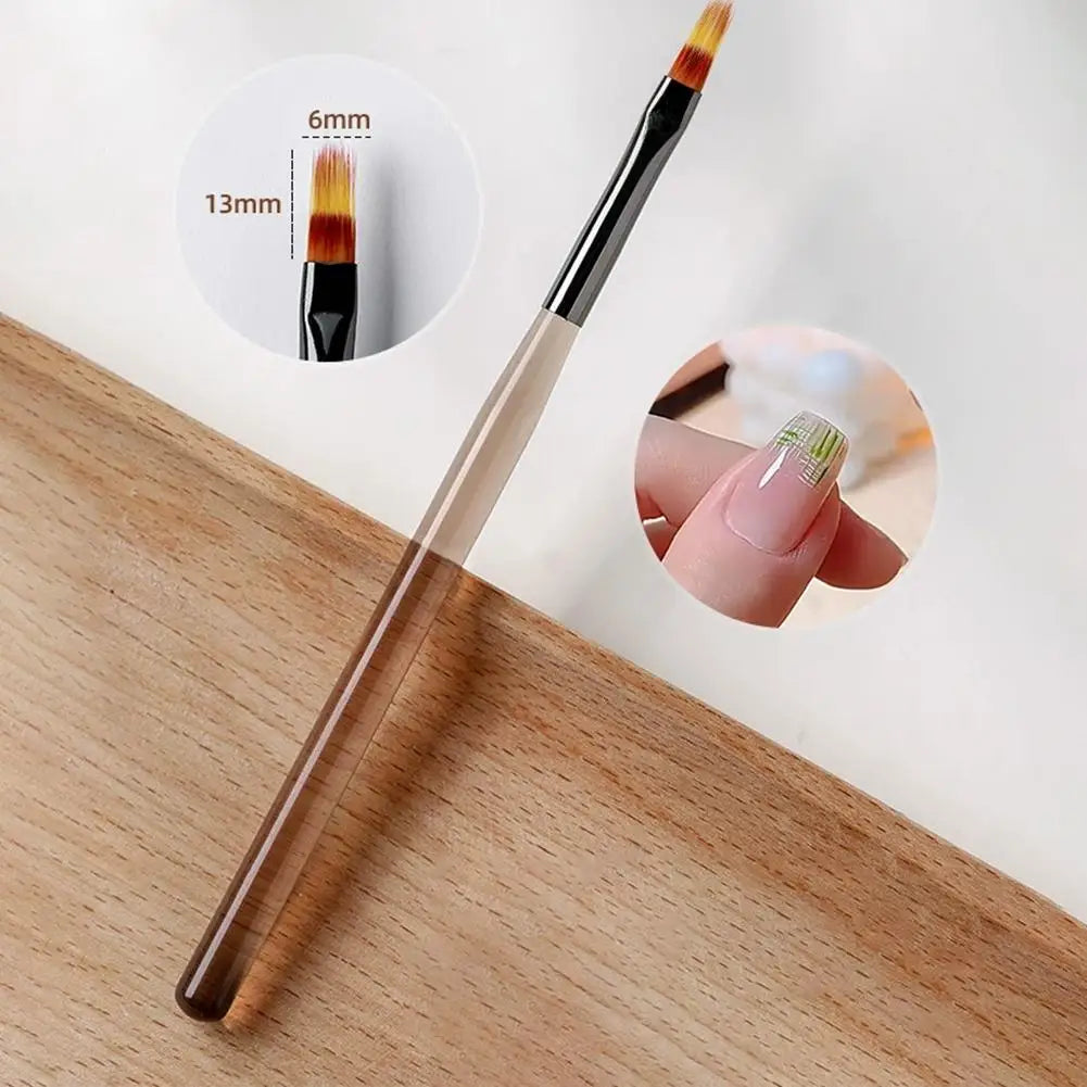 1 Fine Detail Paint Brush Acrylic UV Gel Drawing Dotting Manicure Qme 08