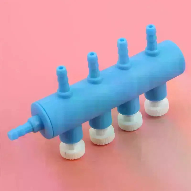 1Pcs Fish Tank Pump Parts Tube Oxygen Pipe Split-flow Practical Aquarium Air Pump Flow Control Valve Distributor Hose Splitter Qme