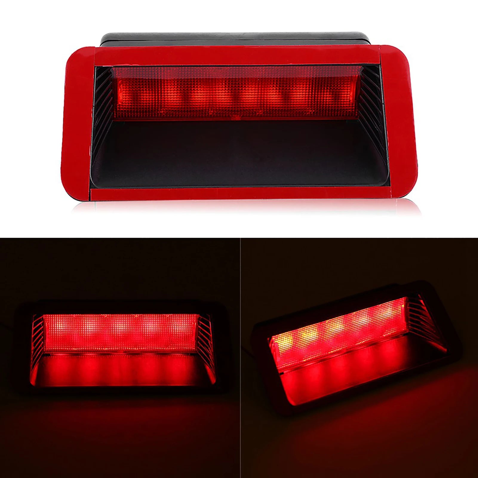 5 LED 12V Car High Mount Rear Third 3rd Brake Stop Tail Light Lamp Red Brake Light Third Stop Light Third Brake Light Qme