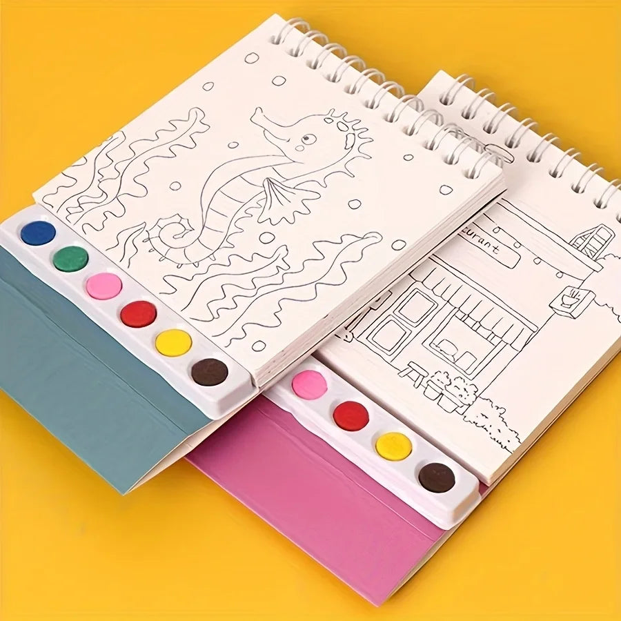 20 sheet watercolor sketchbook set, colorless leaves, suitable for creative drawing boards of students and professionals Qme