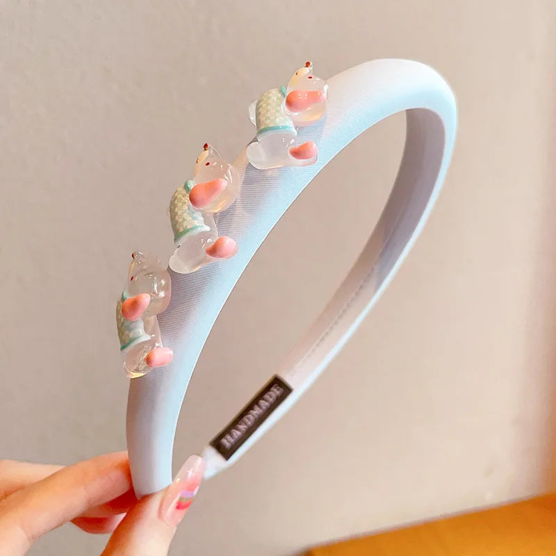 Hello Kitty Kuromi Hair Accessories Cute and Adorable Headbands That Don't Tighten the Hair Versatile Hair Clips and Accessori Qme 3