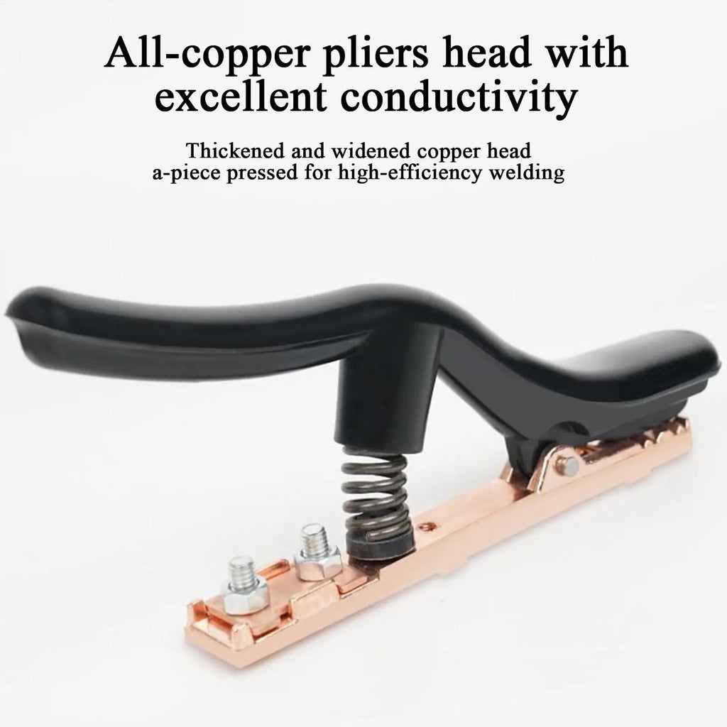 Welding Electrode Holder Clamp Arc Welder Portable Ergonomic Tool Qme