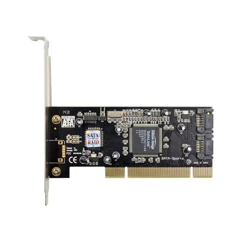PCI To SATA Raid Card Chip, 4 Channels SATA Disk Host Controller Adapter Expansion Converter 1500mb Qme 1pcs