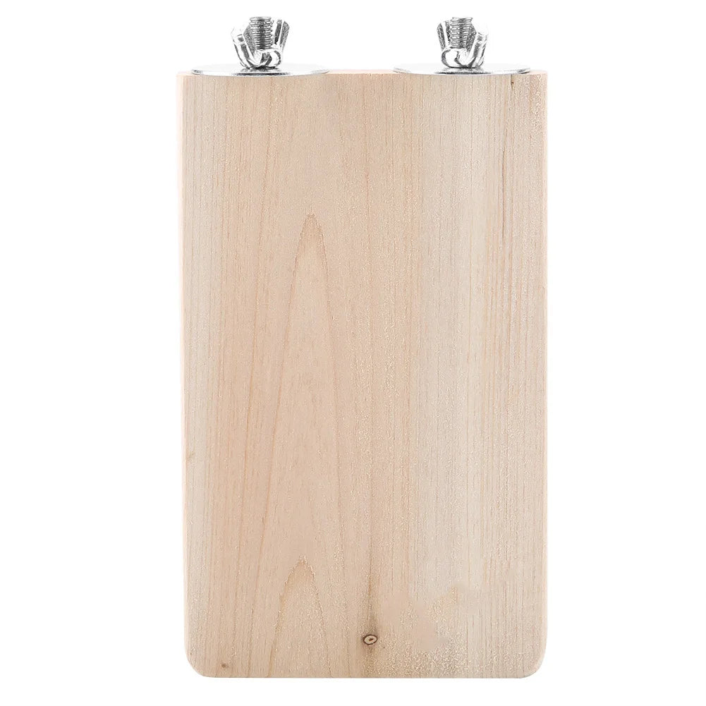 Small Pet Wooden Platform Toy Natural Wood Jumping Climbing Springboard Stand for Hamster Guinea Pig Cage Accessories Qme