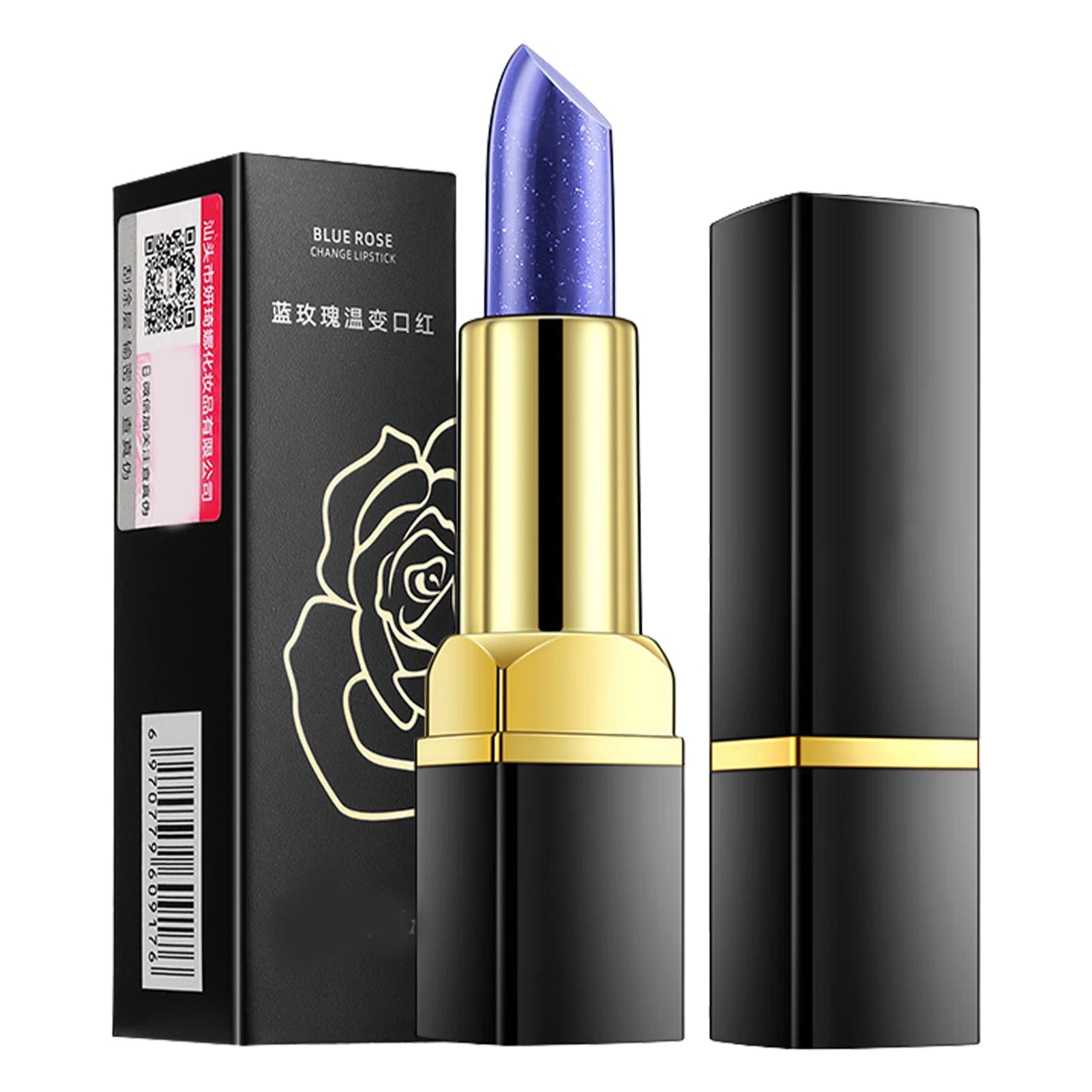 Changing Lipstick Waterproof Blue That Turn Pinkwipe Turns Pink Qme C China Mainland