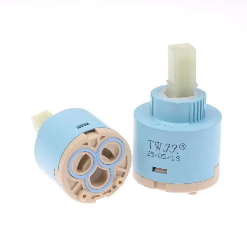 1Pc Plastic Ceramic Cartridges Ceramic Disc Cartridges Mixer Faucet Thermostatic Cartridges Faucet Disc Valve For Mixer 35/40mm. Qme