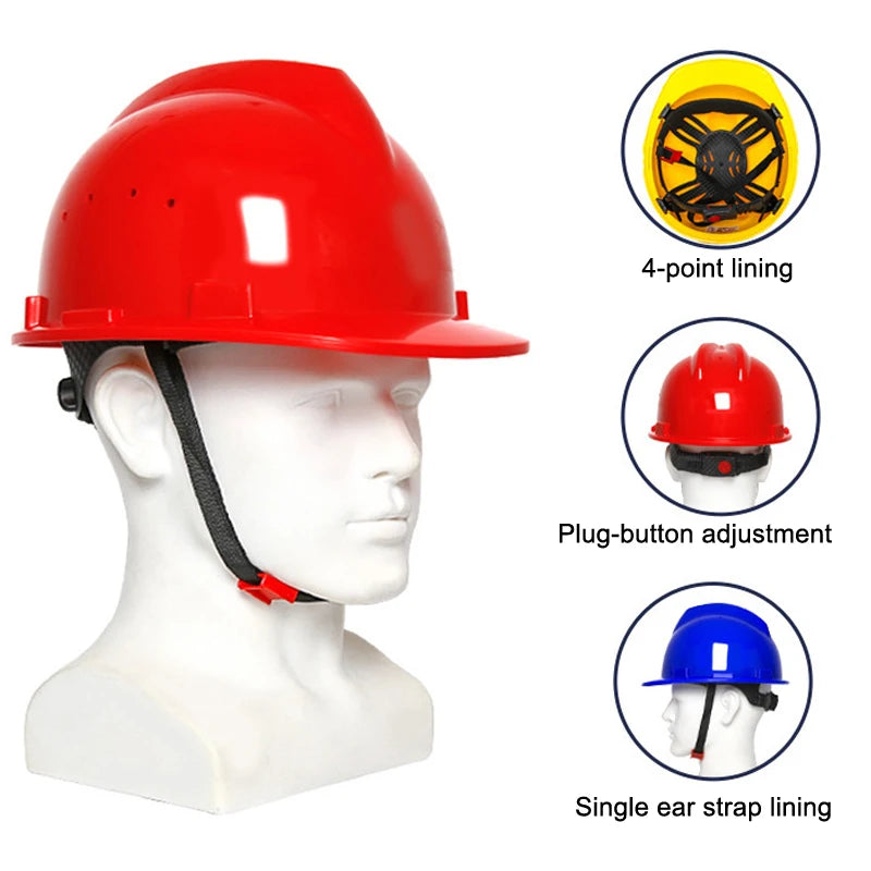 Durable Construction Strength Working Helmet Impact Resistant Qme