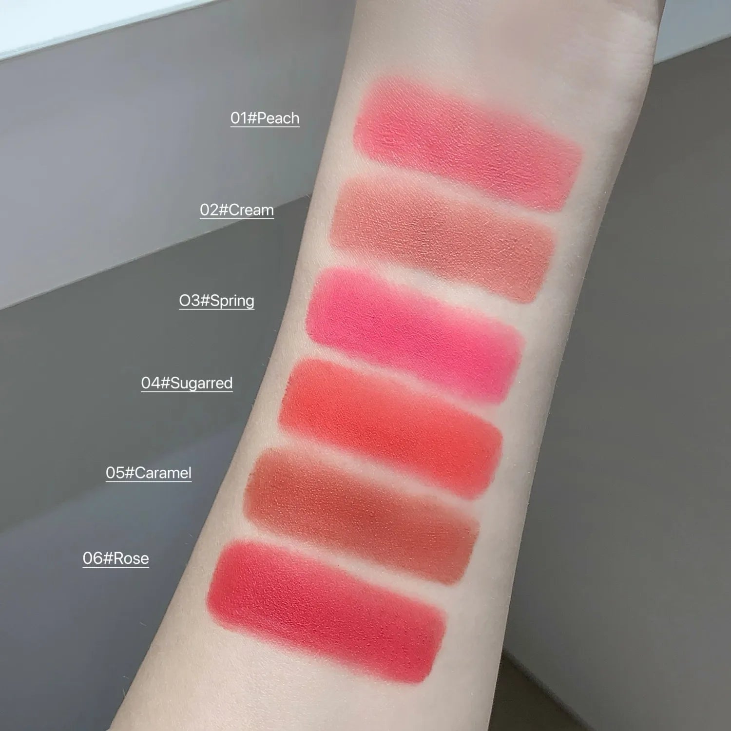 Lip Cheek Dual-purpose Mud Lipstick SHAQINUO Natural Smooth Qme