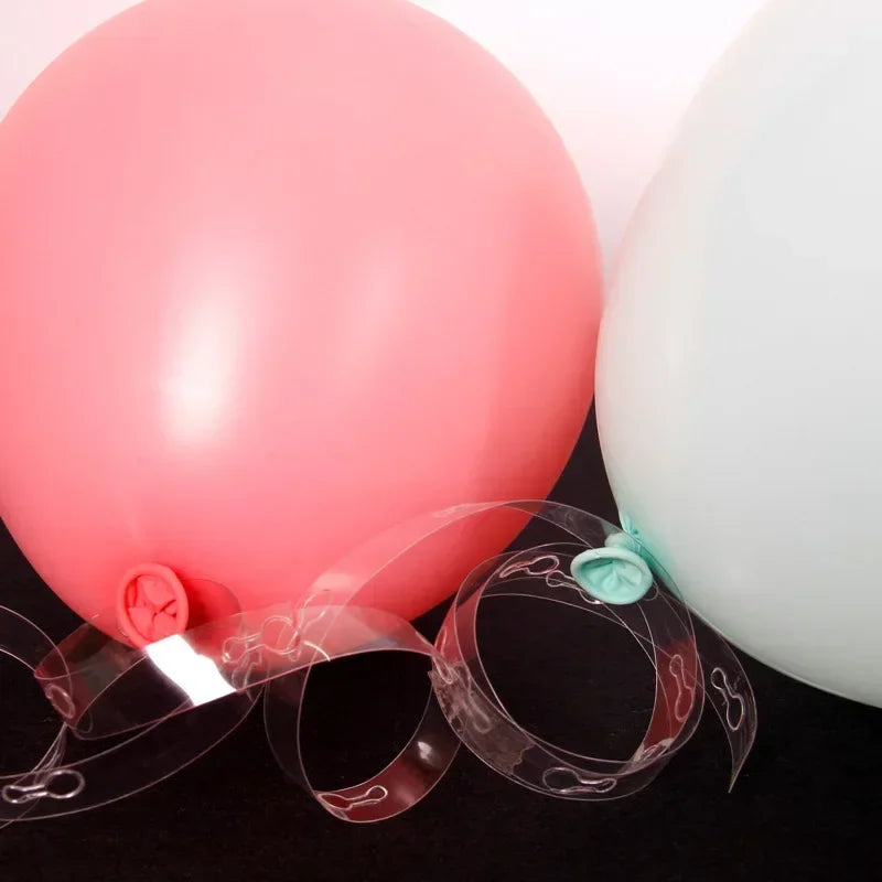 3Pcs 5m Balloon Chain Ribbon Dot For Wedding Party Birthday Graduation Background Decoration Balloon Chain Arch Accessories Qme