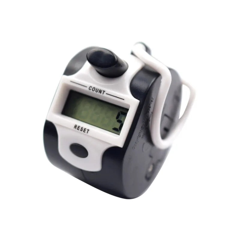 5 Digit Tally Counter Hand Held Knit Row Clickers Number Handheld Qme White