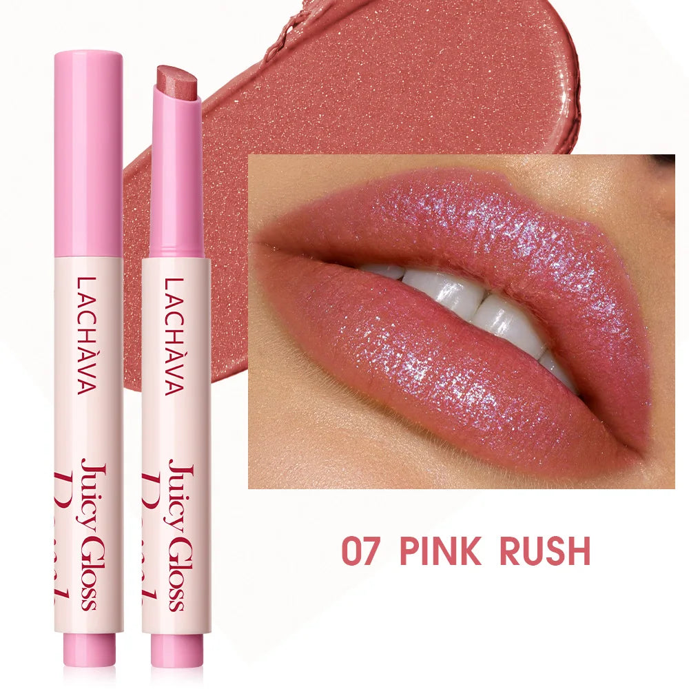 Highly Pigmented Moisturizing Dewy Mirror Finish Lip Gloss Effortless Qme 07