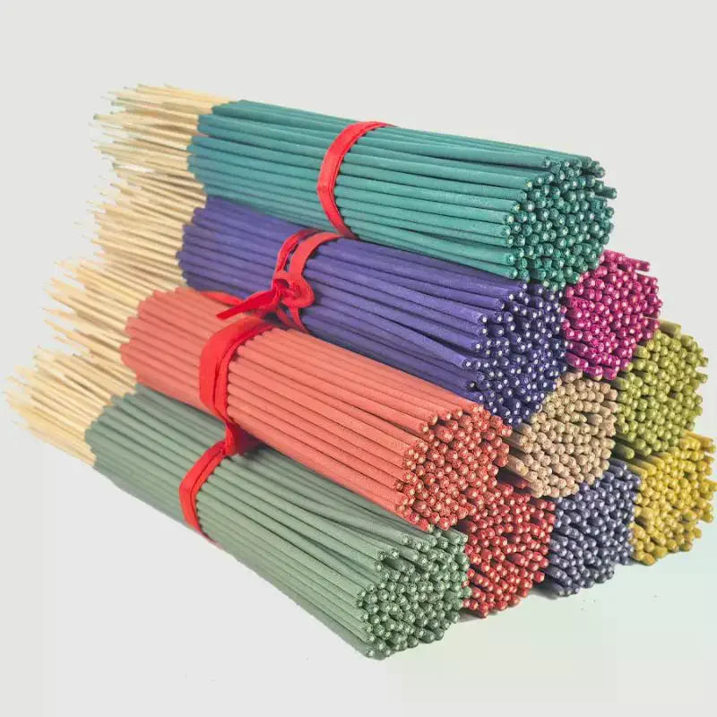 140Pcs Mixed Aromatherapy Wood Sticks For Home Yoga Meditation Spa Atmosphere Lavender Sandalwood Vanilla Long-Lasting Fragrance Qme