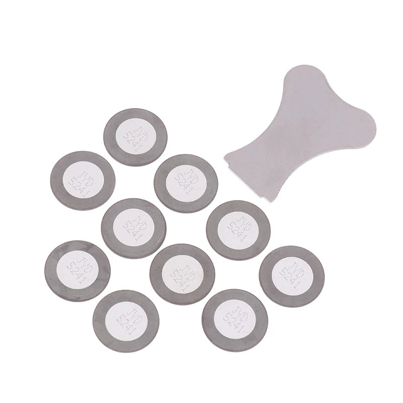 20mm Fogger Ultrasonic Ceramic Disc Sheet Atomizer Humidifier Accessories Replacement Ceramic Disk For Fog Making Machine Tool Qme 10pcs with key