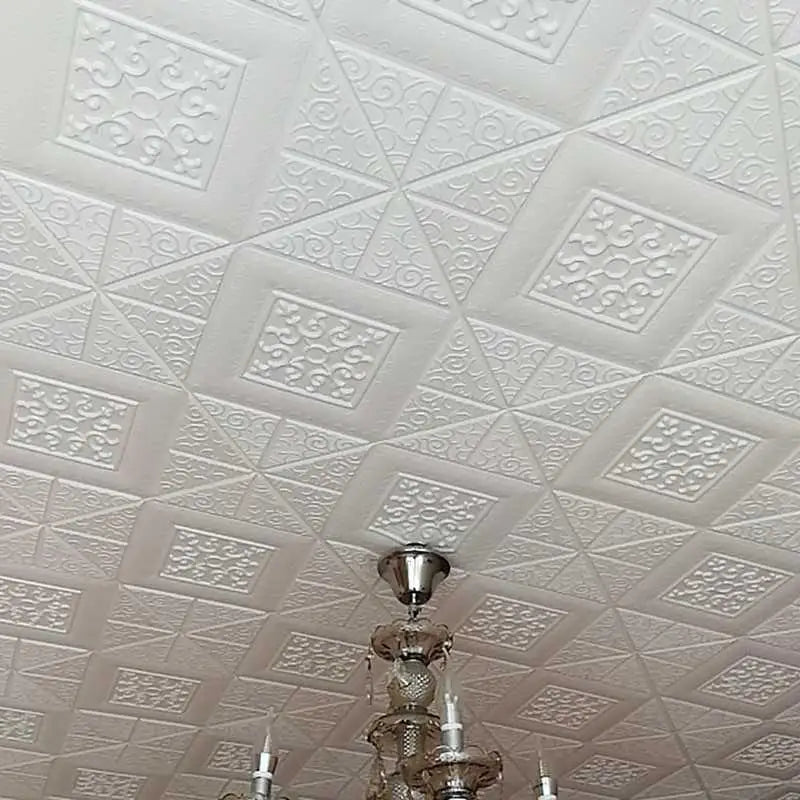 3D Self Adhesive Background Wallpaper Soft Foam Material Wall Sticker Waterproof Moisture Proof for Living Room Decoration Qme