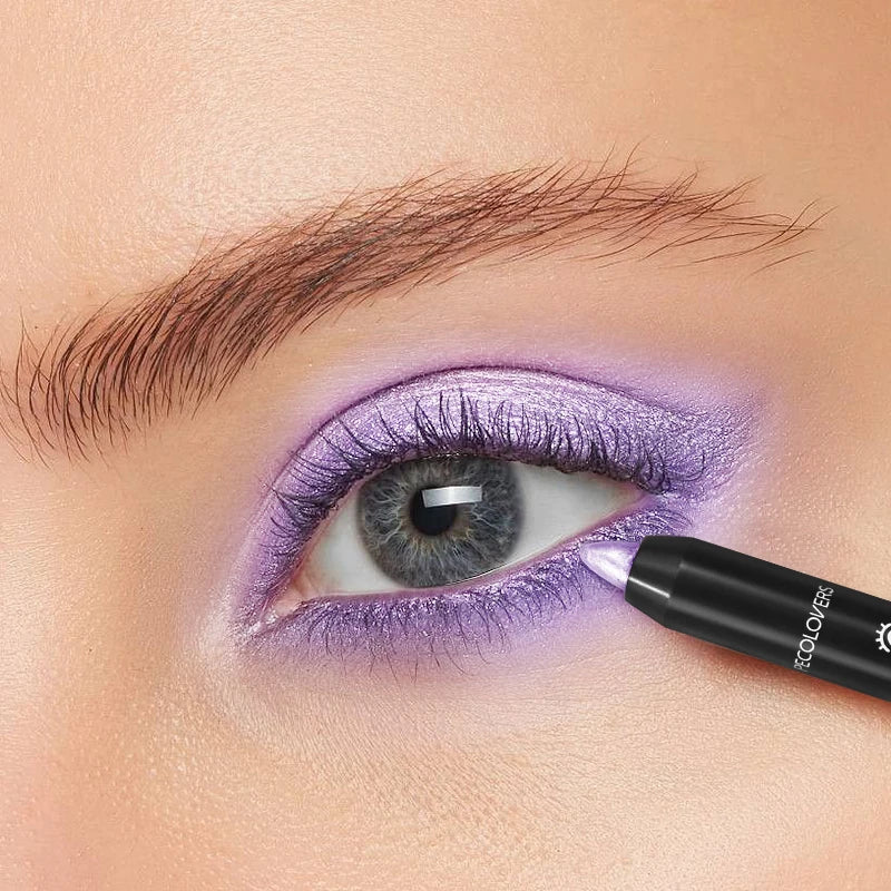 Dual-ended Design Shimmer Eyeshadow Stick Multiple Used Colors Qme 06