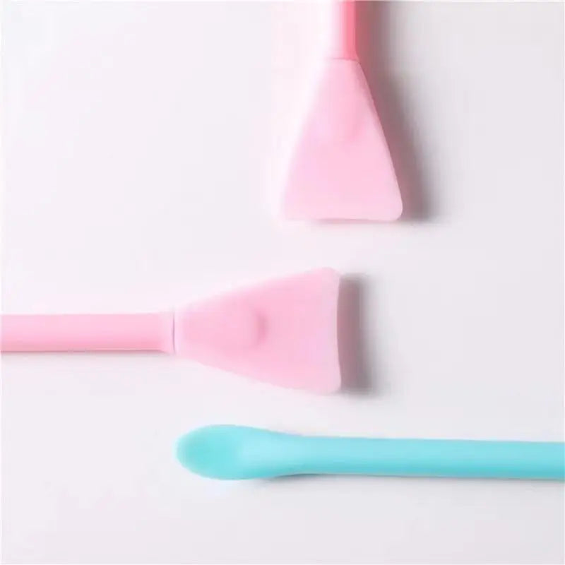 Silicone Mask Brush Double Head Skincare Spatula Face Reusable Clay Qme