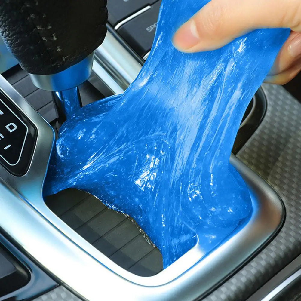 Car Cleaning Gel Slime Magic Mud Automobile Air Vent Computer Keyboard Dirt Dust Remover Gel Car Wash Interior Cleaning Tool Qme