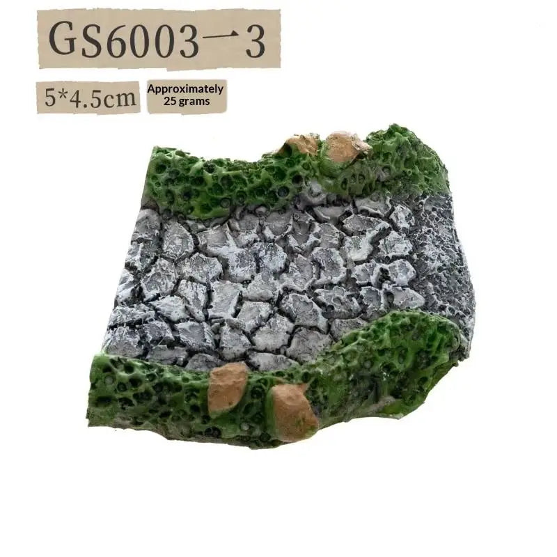 Resin Art Decoration Micro Landscapes Flower Pot Miniature Qme A3