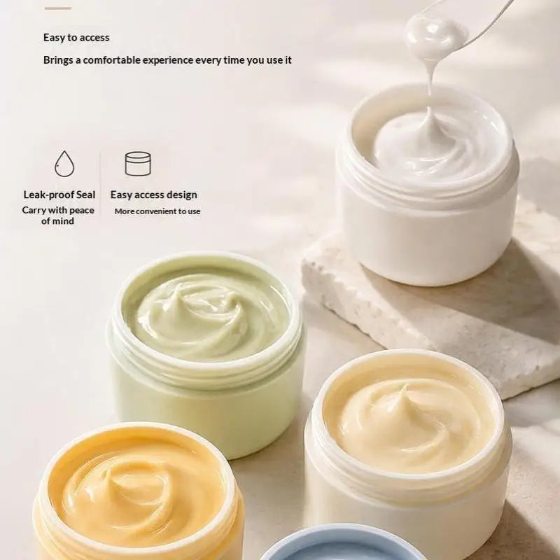 Refillable Empty Cosmetic Jar 50 100 Travel Face Cream Lotion Pot Qme